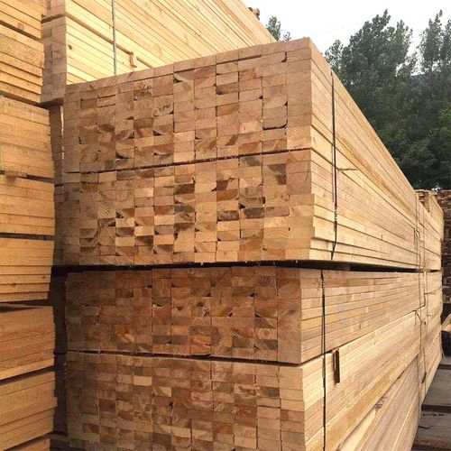 木材加工厂建筑方木厂家供应工地松木建筑木方料大量批发